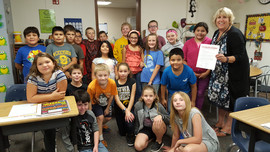 Woodside Receives Scholastic Award