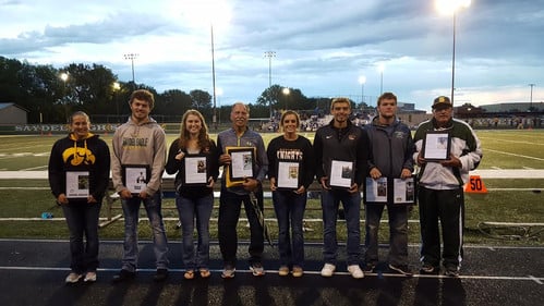 Nine Members Into Athletic Hall of Fame